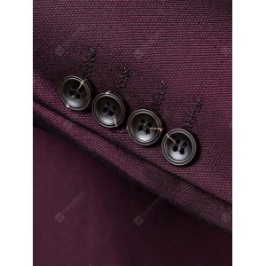 2005 - 978 Male Collar Blazer Trousers Vest Set